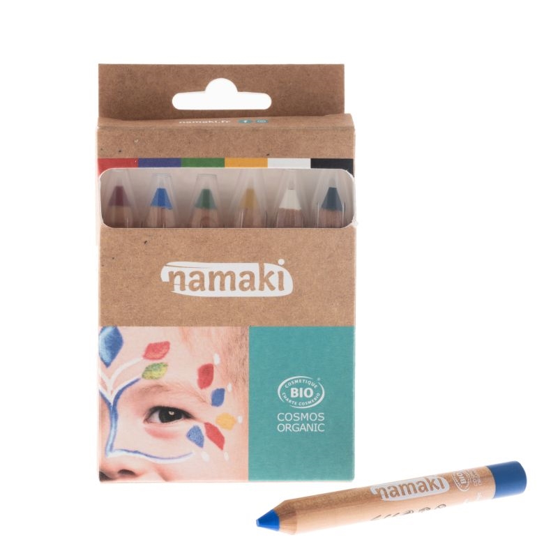 Namaki - Ansigts-farveblyanter - 6 stk, 