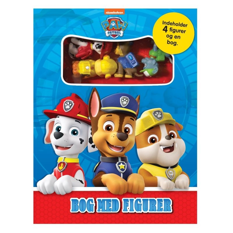 Paw Patrol - Bog med figurer