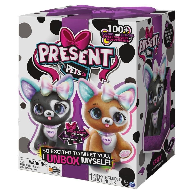 Presents Pets Rainbow Glitter - Hundehvalp med aktiviteter (se videoen)