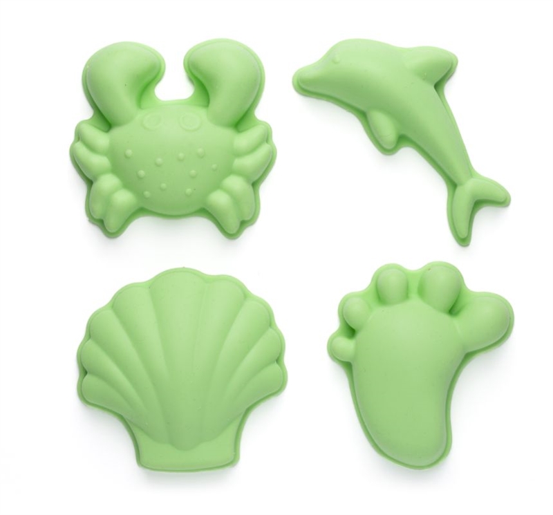 Scrunch Moulds - Silikone sandkasse forme - Mint