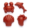 Scrunch Moulds - Silikone sandkasse forme - Rust