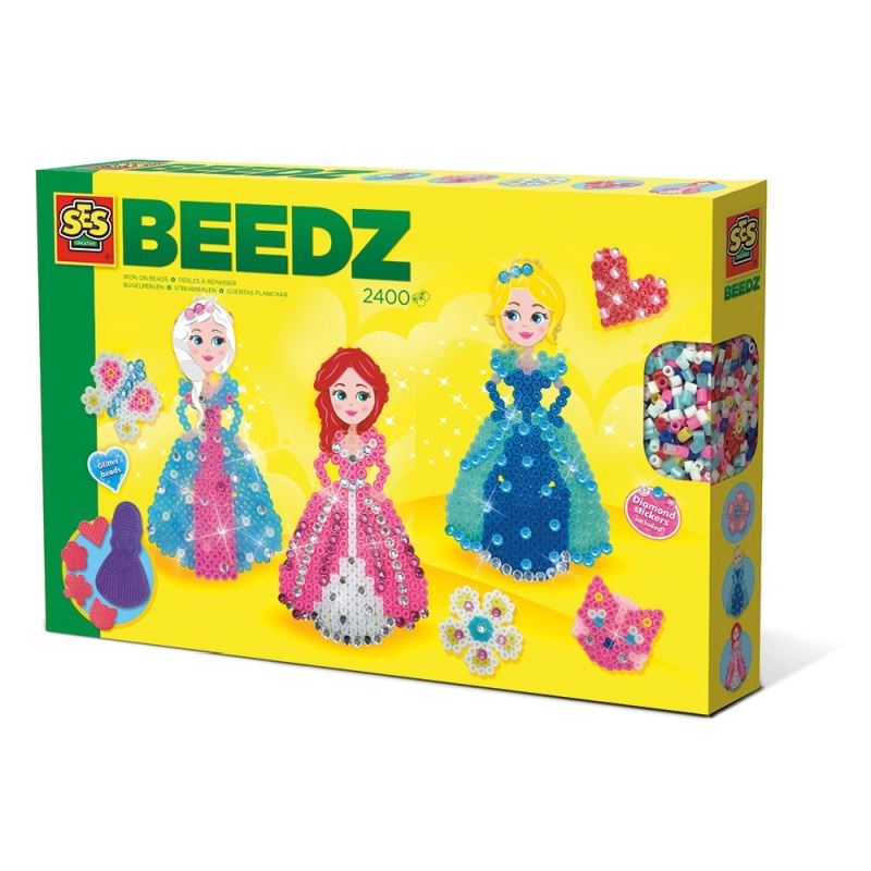 SES Beedz - Perlepladesæt - Prinsesse diamant