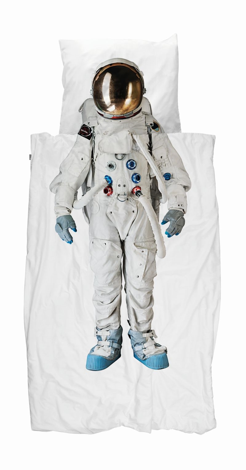 SNURK Sengetøj - 140 x 200 cm - Astronaut
