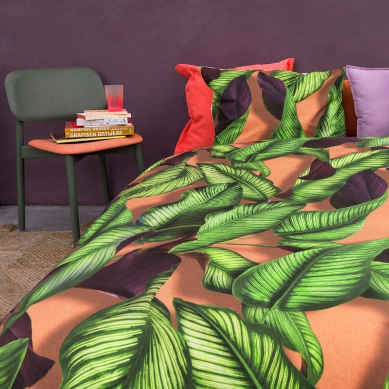 SNURK - Sengetøj 140 x 200 cm - Fresh Leafs