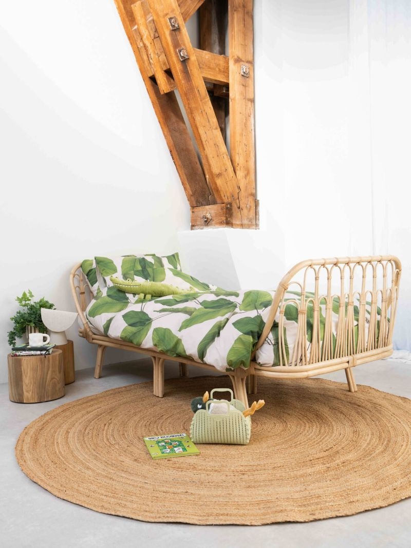 SNURK - Sengetøj 140 x 200 cm - Leaf Me - Økologisk