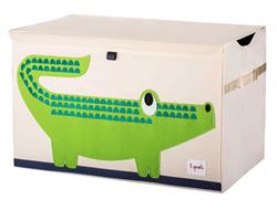 3sprouts-opbevaringskass-med-låg-Krokodille-lille-per-seng