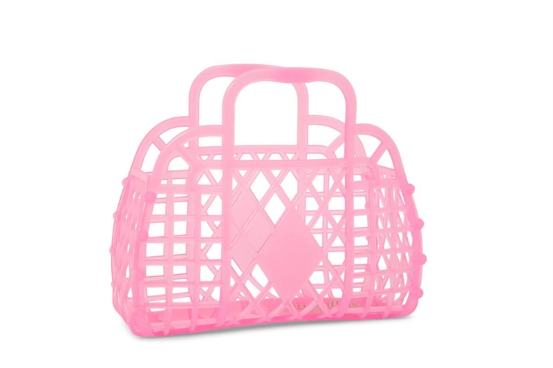 Sun Jellies - Retro Taske - Mini, Neon Pink