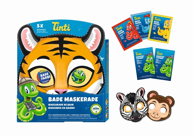 Tinti - Bade masekrade - fem produkter 