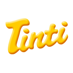 Tinti - Badespinner, blå og gul