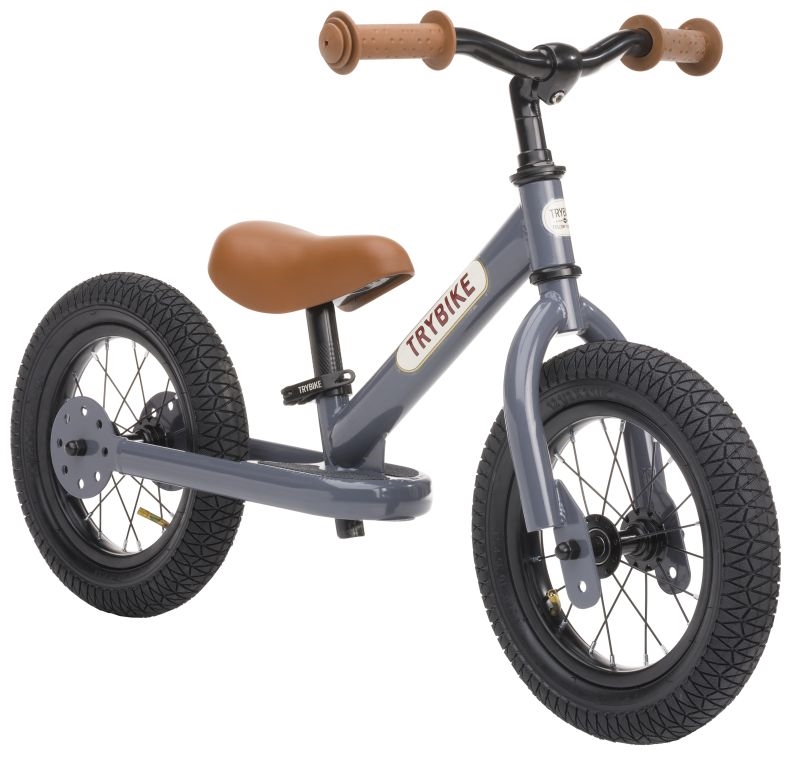 Trybike Løbecykel 2 hjul - Antracitgrå
