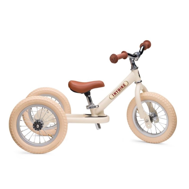 Trybike Løbecykel 3 hjul - Vintage Creme